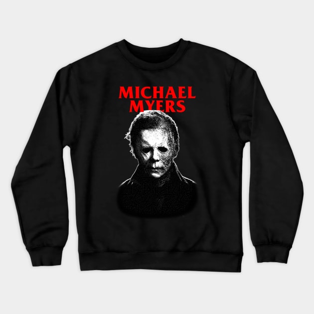 Michael Myers Stay Rad Crewneck Sweatshirt by Parody Merch